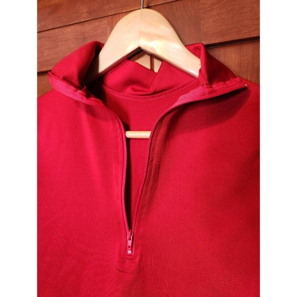 Chasse Performance Red & White Collared Zip Jersey White Sleeves Size Small - Picture 4 of 8